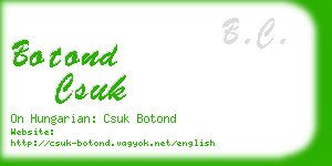 botond csuk business card